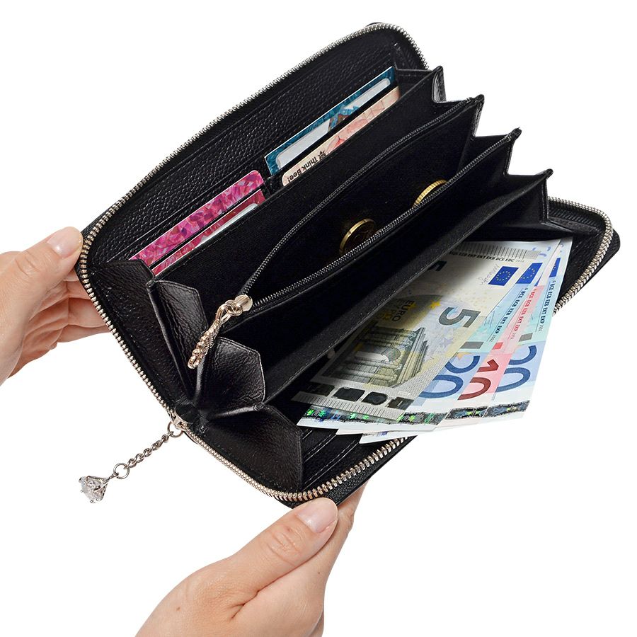 ミラノ ラウンド財布 (ブラック) / Think Bee! 公式 | Think Bee