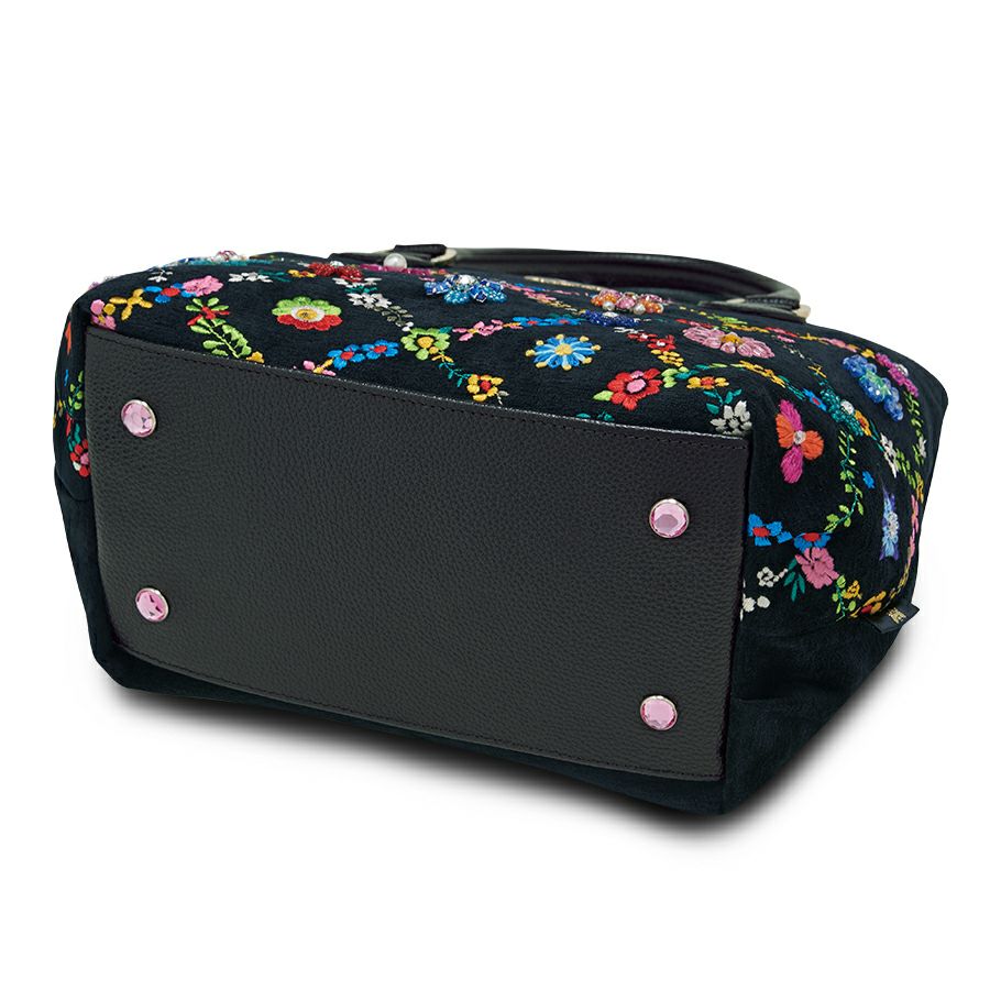 オーバーザレインボー ミニトートバッグ (2ウェイタイプ) (ブラック