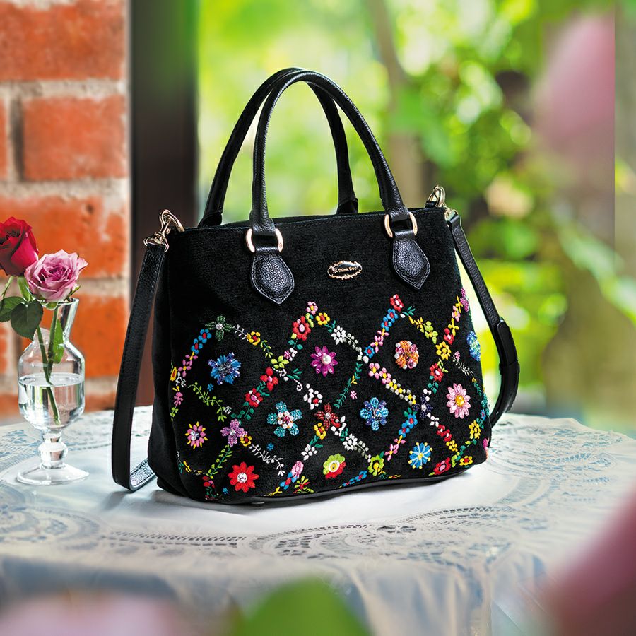 オーバーザレインボー ミニトートバッグ (2ウェイタイプ) (ブラック