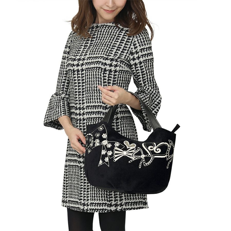 リボンズ バッグ (ファスナータイプ) (ブラック) / Think Bee! 『公式