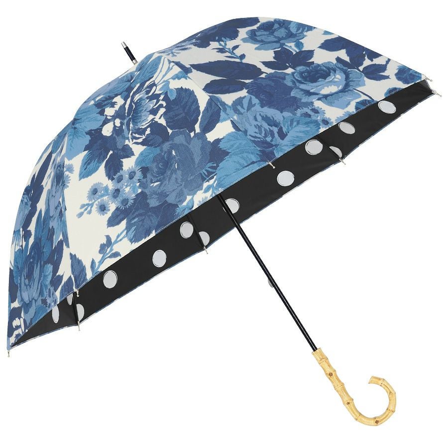 カサノヴァ 晴雨兼用長傘 (ブルーローズ) / Think Bee! 『公式