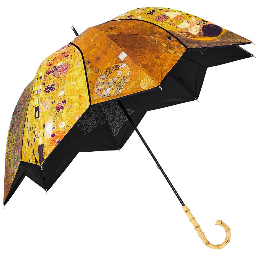 在庫数1 個＞カサノヴァ 晴雨兼用長傘 (クリムトコラージュ) / Think