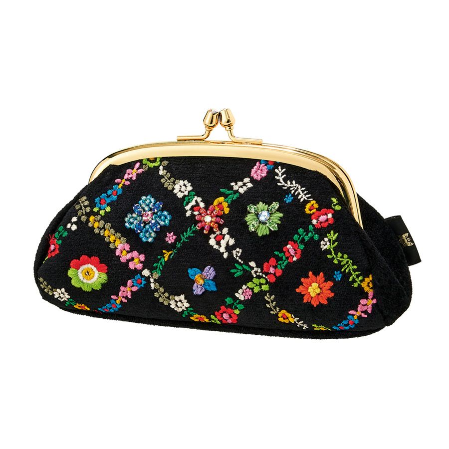 オーバーザレインボー 口金ポーチ (ブラック) / Think Bee! 『公式