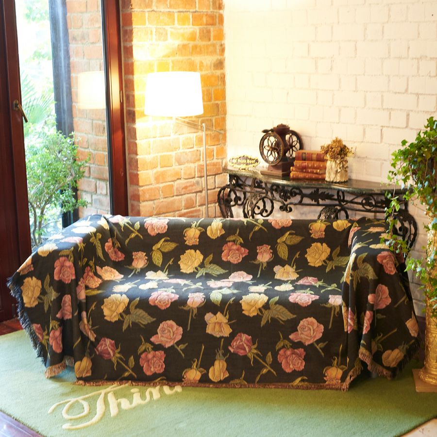 ニューカワイ パッチワーク風マルチカバー ＜260x187.5cm＞/ Think Bee