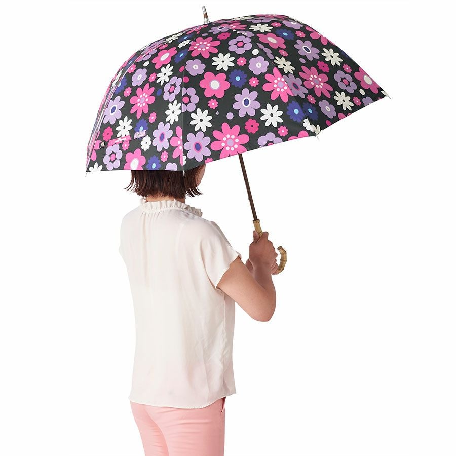 晴雨兼用 長傘 カサノヴァ (マーガレットピースピンク) / シンクビー