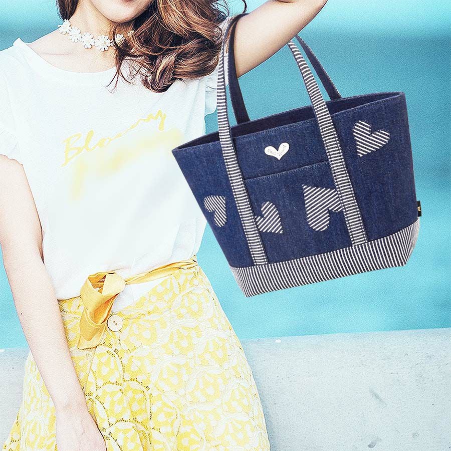 4月末入荷予定]ヒッコリービー トートバッグ（ネイビー） / Think Bee