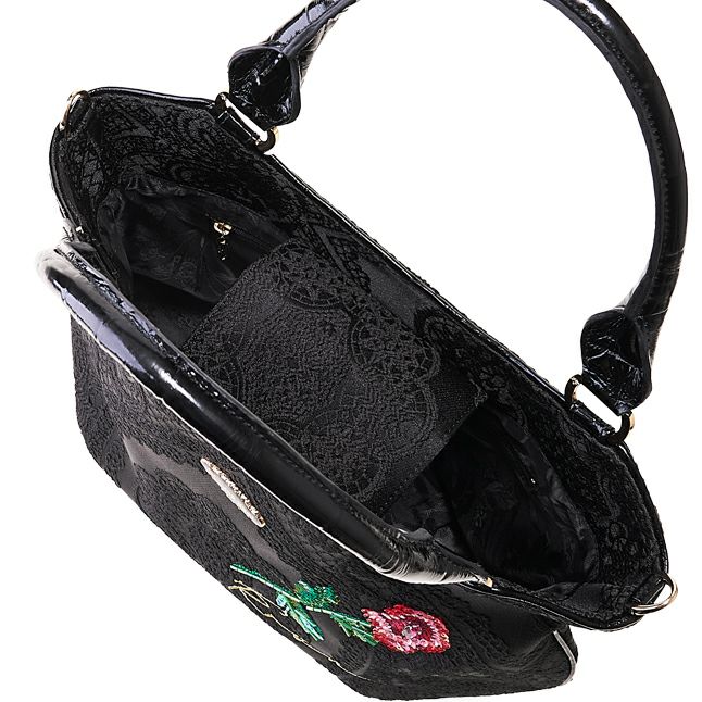 カルメンロッサ バッグ（2ウェイタイプ）（ブラック） / Think Bee