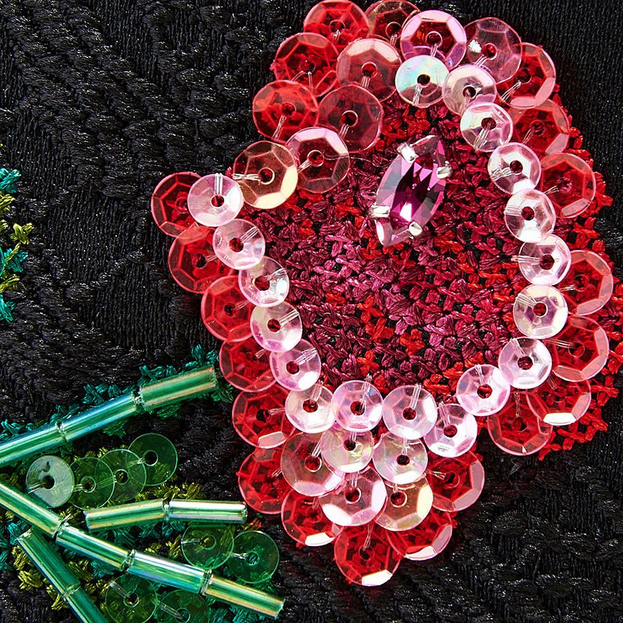 カルメンロッサ バッグ（2ウェイタイプ）（ブラック） / Think Bee