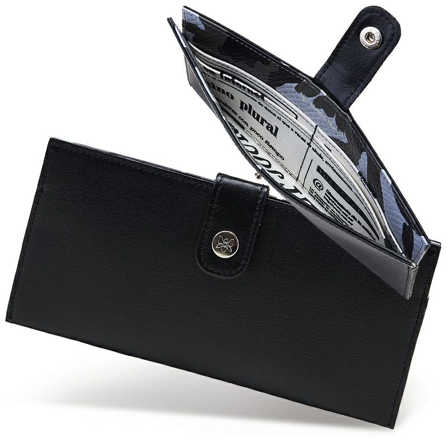 在庫数1 個＞タフィービー 長財布（薄型）（ブラック×カモフラグレー