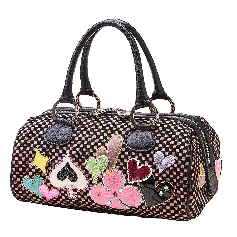 トランプ ミニボストンバッグ（ピンク） / Think Bee! 『公式