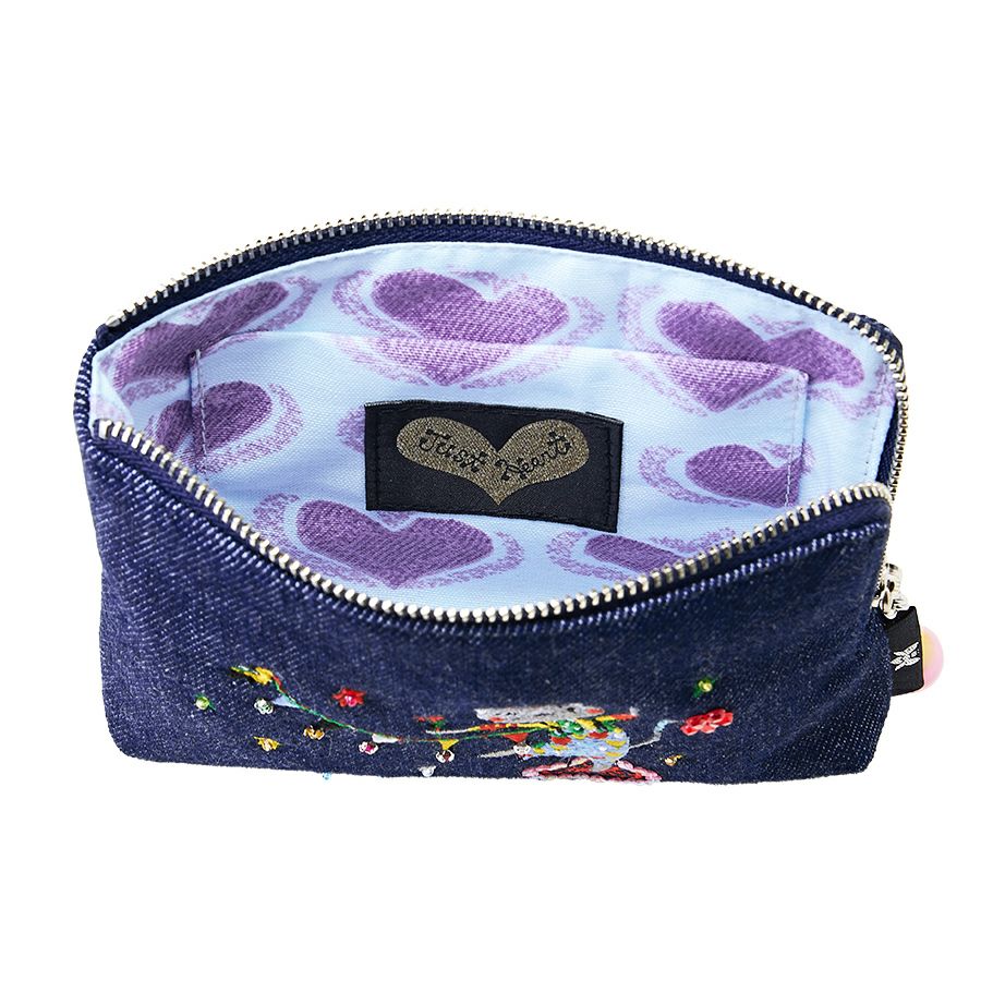 在庫数3 個＞ザ・サーカスパーティー ポーチ（ネイビー） / Think Bee