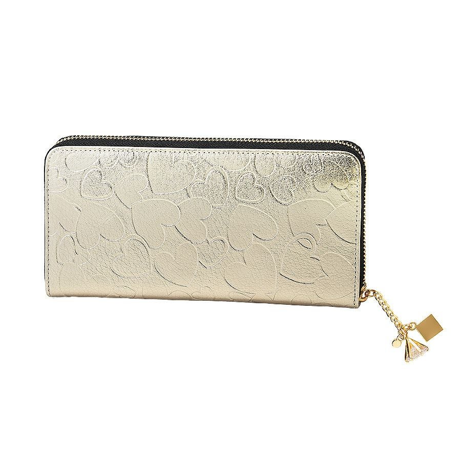 ハーティハート ラウンド財布（ゴールド） / Think Bee! 『公式