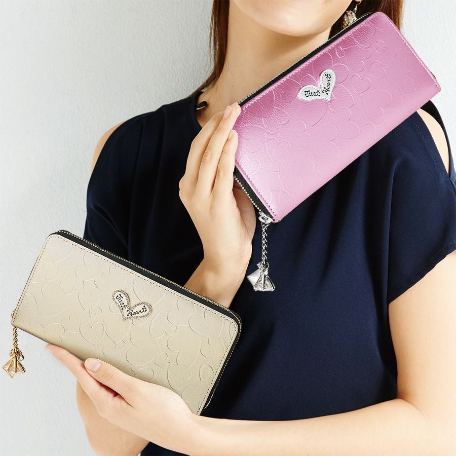 ハーティハート ラウンド財布（ゴールド） / Think Bee! 『公式