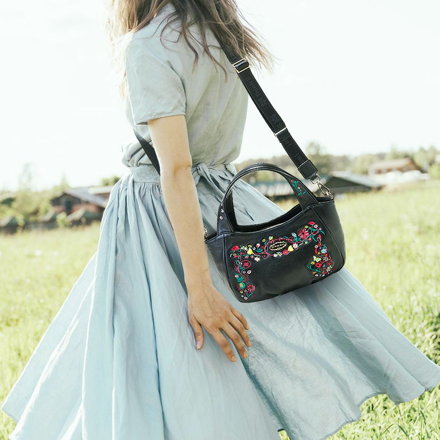 在庫数6 個＞ボヘミアンビー ミニバッグ（2ウェイタイプ） / Think Bee