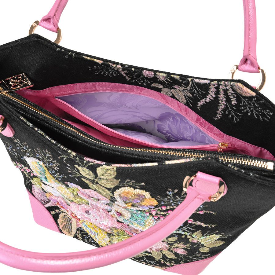 現行品✨Think Bee!　シンクビー　プライムメモリー　ショルダーバッグ　花 Amazon.co.jp: Think Bee! シンクビー プロントポシェット 花柄刺繍