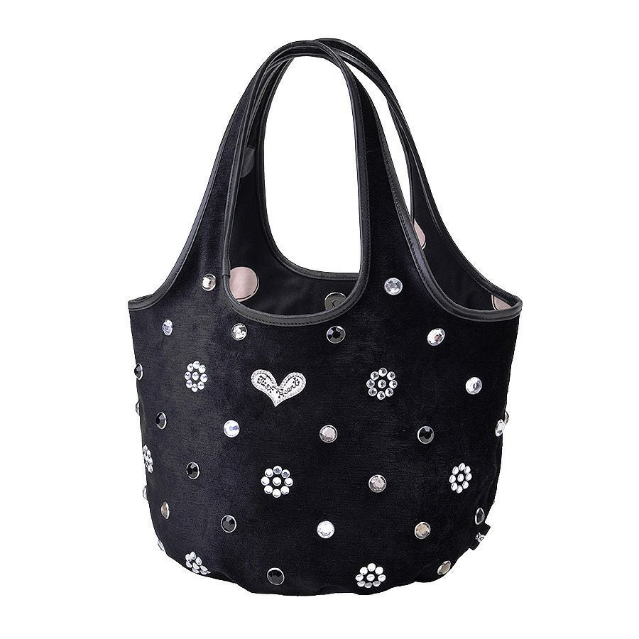 ミスタークマちゃん ミニトートバッグ(2ウェイタイプ)(ブラック