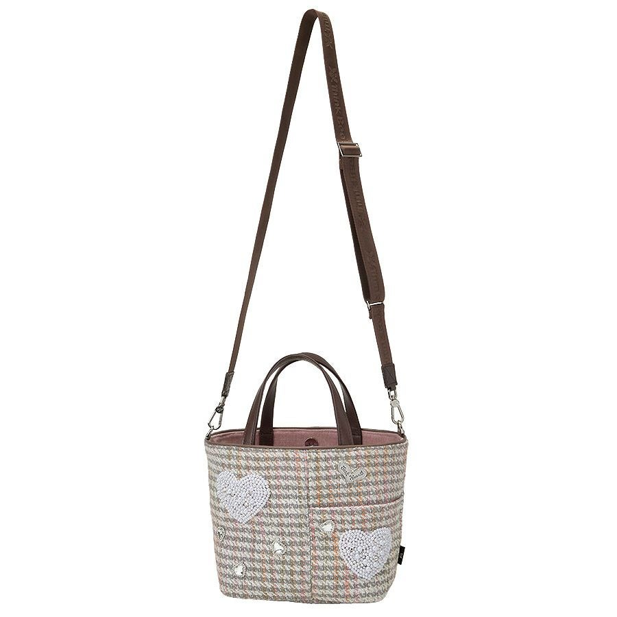 ホワイトハートブルース ミニトートバッグ（2ウェイタイプ） / Think