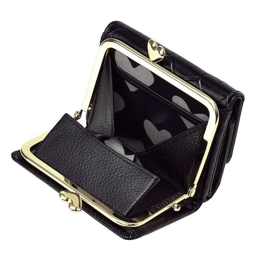 ハーティハート 3つ折財布（ブラック） / Think Bee! 『公式』 | Think