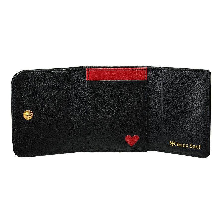 ハーティハート 3つ折財布（ブラック） / Think Bee! 『公式』 | Think