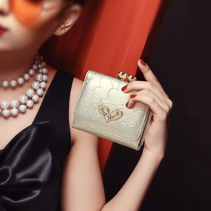 ハーティハート 3つ折財布（ゴールド） / Think Bee! 『公式』 | Think