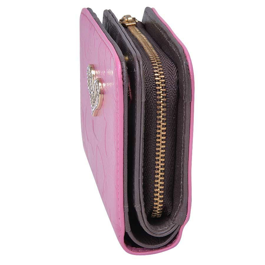 ハーティハート 2つ折財布（マットピンク） / Think Bee! 『公式