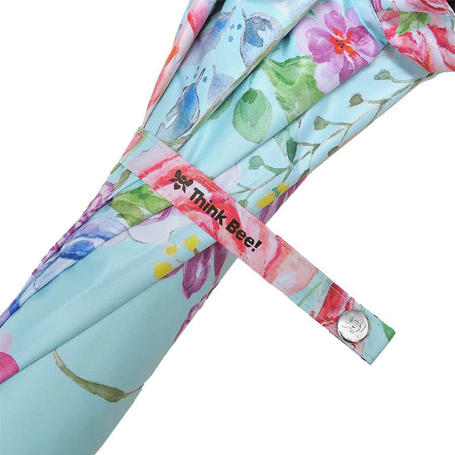 カサノヴァ 晴雨兼用長傘 (フリル付)(フラワーブルー) / Think Bee