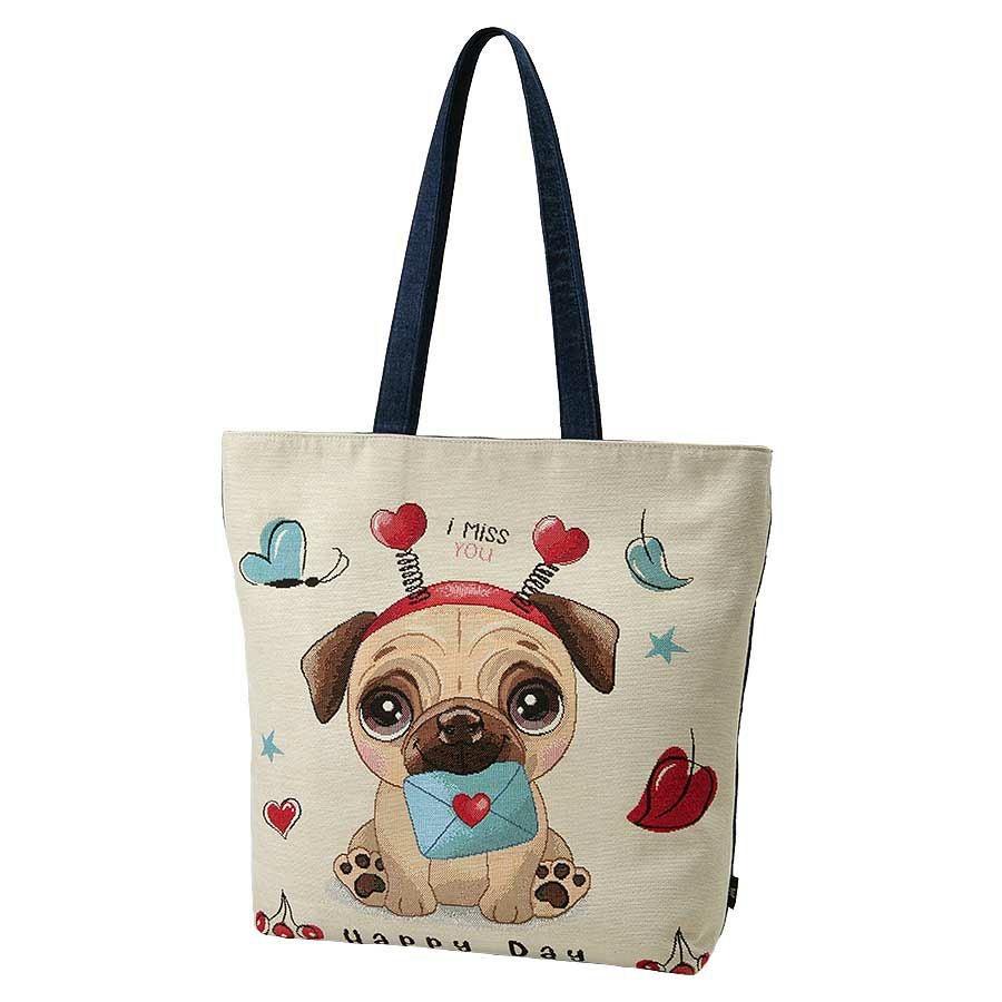 アニマリアビー ラージトートバッグ（にゃんて大佐） / Think Bee