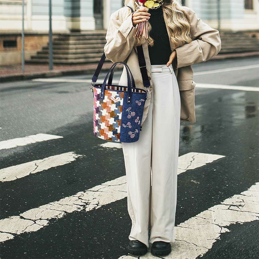 TBPR COLOR WAVE 2WAY TOTE 新品 ボビービー トートバッグ(2ウェイタイプ)(ラフールチェリー) / Think
